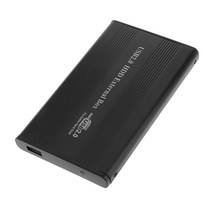 USB2.0 IDE 2.5 SSD HDD 외장하드 케이스 커버-블랙