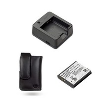 BJ-11 Db-110 충전식 리튬 이온 배터리용 배터리 충전기 Ricoh Gr III WG-6., 충전기 + 소프트 케이스 + 배터리