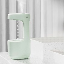 물멍 무중력 가습기 물방울 New Water Drop Antigravity Humidifier USB Home Desktop Anti Gravity Reflow, 01 라이트 그린_02 미국