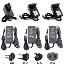 조명 변압기 스위칭 전원 공급 장치 CCTV LED 램프용 전원 어댑터 DC 5V 12V 24V AC 110V 220V 1A 2A 3A 5A 6A 8A 10A, UK, 01 DC 5V_04 UK_07 8 A