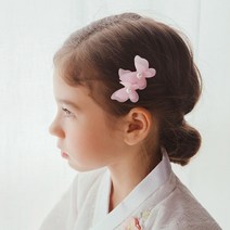 채니봉봉 흰여울 아띠 한복 집게핀 유아헤어핀