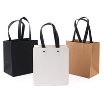 졸업식 입학식 기념품 선물 종이가방 쇼핑백 오픈 개업 남친 돌답례품 매장 홍보물, 브라운