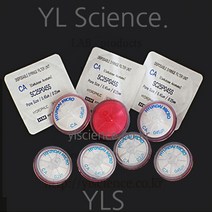 (JLS) 시린지필터 CA (Cellulose Acetate) Syringe Filter (멸균 비멸균) - HM (KOREA) 주사기필터 주사기용필터 멤브레인필터 CA필터, 비멸균 25mm 0.45um 100개입