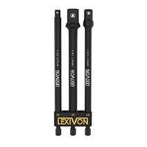 LEXIVON 어댑터 비트 세트 토크 렌치용 7.5cm 길이 6 개 드릴 소켓 렌치 홀더 래칫, 15cm