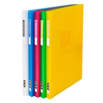 [코리아문구사] 알파 비비드컬러칩 클리어화일 30P, 연두