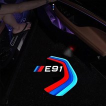 차량용 무드등 자동차 스티커 2pcs Led 프로젝터 램프 자동차 문 환영 빛 자동차 액세, E91