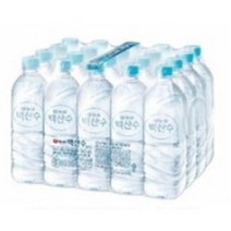 농심 백산수 무라벨 생수, 2L, 42개