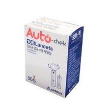 오토첵 란셋침/채혈침/사혈침 30G 100개입