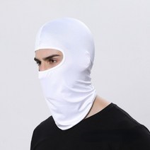 오토바이 마스크 넥 워머 바라클라바 사이클링 라이크라 반다나 오토바이 방풍 발라클라바 스키 페이스 모, 01 White