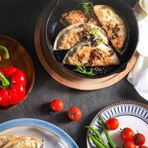 채식웰빙 비건 우리밀 피망잡채만두 4.2kg(1.4kgx3봉), 1.4kg