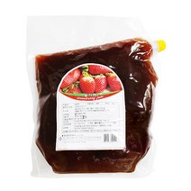 부국 국내산 딸기쨈 3KG (파우치) 카페 와플시럽, 1개
