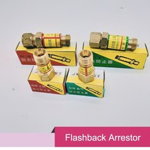 역화방지기 안정기 가스 쌍 산소 아세 플래시백 어 레스터 체크 밸브 감압 조절기 용 화염 버스터 용접 절단 토치, 토치를 위한 1pair