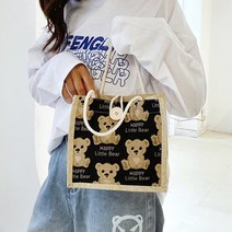 코디샵 곰돌이 캐릭터 미니 에코백 0002