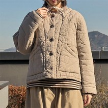 네크 시보리 본딩 자켓
