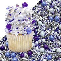 Manvscakes Cake sprinkles Purple 케이크 스프링클 캔디 퍼플 113g