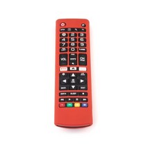 AKB75095307 실리콘 케이스 LG 스마트 TV 리모컨 AKB74915305 AKB75675304 충격 방지 홀더 피부 보호 커버, 04 Red