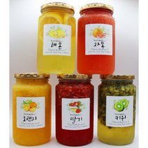포티오 핸드메이드 과일청(레몬 오렌지 키위 자몽 딸기) 선물포장, 1개, 300g, 레몬청
