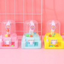미니뽑기기계 인형 사탕 캡슐 뽑기 기계 장난감 데스크탑 대화형 수동 미니 인형 발톱 기계 공 포수 게임, 01 파란