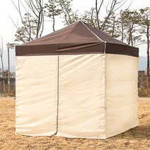 럭셔리 3x3 캐노피천막 캠핑천막 감성천막 포장마차 야외천막 접이식천막, L창모풀 3X3 브+베