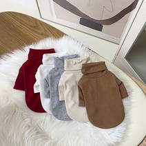 강아지 기모 목폴라 티스츠 ZOO, 화이트