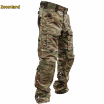 남자 밀리터리 바지 전술복 키타니카 전술팬츠 카모바지 남봄가을 멀티포켓 와이드 찢김방 5221408749