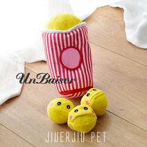 UNBAISER 지피포우즈 우유팩 숨은 쿠키찾기 강아지 노즈워크 장난감, 1개, 팝콘