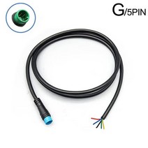 전기자전거교체용품 전기 자전거 버트 조인트 플러그 커넥터 케이블 신호 연결 센서 배선 브레이크 스쿠터 라인 F4Q0 2 3 4 5 6 핀 1 개, [07] 5 MALE