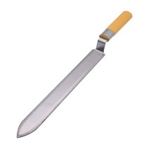 양봉도구 꿀벌 도구 꿀 커터 벌집 노란색 플라스틱 손잡이 캡핑 칼 꿀 스크레이퍼 꿀 빗 절단을위한 양봉 도구