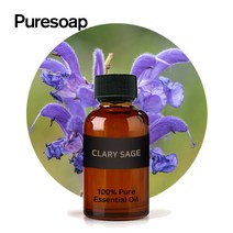 퓨어솝 클라리세이지 E.O (에센셜 오일) 비누만들기 화장품만들기, 50ml