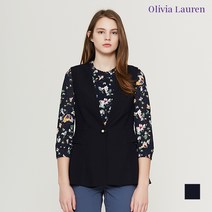 올리비아로렌 앞장식쉬폰배색베스트 VOCQCUM4142