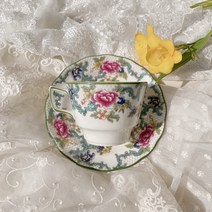 마인찻잔 싱그러운 봄의향기가 느껴지는 로얄덜튼 앤틱찻잔 빈티지 마인커피잔