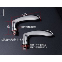 터닝도어 손잡이 핸들 2 개/몫 스테인레스 스틸 304 잠금 핸들 피팅 침실 문 손잡이 유니버설 욕실 현대 디자인 도어, 11 L-SS304