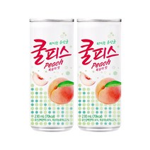 쿨피스 복숭아맛, 230ml, 24개