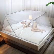 미르쇼핑 방충망 보수 테이프 증정 바로펴 폴딩 원터치 모기장 홈쇼핑 침대모기장 싱글 더블 킹 텐트 접이식모기장