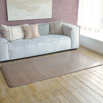 한일의료기 우드 쿠션 대자리 1인용 싱글사이즈 대나무매트 싱글