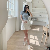 핏앤제이 - 어오이 데일리 플리츠 미니스커트