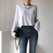 [문트] 이지 루즈핏 크롭티셔츠