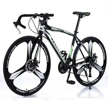 로드바이크새로운 2023 도로 자전거 26 인치 21/24/27/30 스피드 더블 디스크 브레이크 도시 공장 직접 판, 07 green1_01 21