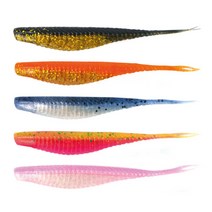 다미끼 아머쉐드 5인치 웜(투톤) 광어다운샷, 476 ORANGE GOLD 2