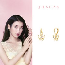 [제이에스티나][아이유 착장] LA POEME 14K 귀걸이 (JJL1EN1BS259Y4000)