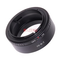 Fd-NZ 어댑터 링 및 삼각대 캐논 fd fl 렌즈용 니콘 Z z5 Z6 Z7 Z9 Z50 z6II fc 미러리스 카메라, 01 only adapter