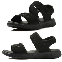 *당일발송* 가볍고 발편한 일상생활 샌들 야외활동 샌들 푹신한 샌들 올 블랙 샌들 검정샌들 트웬티 [딱맞아 편한신발]