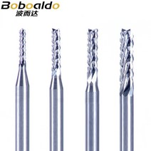 pcb 금속 절단 가공3.175mm SHK 카바이드 PCB 조각 도구 엔드 밀링 커터 CNC 커팅 드릴 홀 회로 기판, 01 ST3.0706