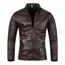 네스파 남성용 와일드 라이더 가죽자켓 SZT 0006