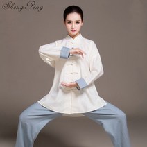 생활한복 개량 태극권 태극권 의류 유니폼 여성 쿵푸 옷 무술 날개 천 CC160