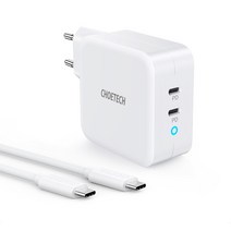 초텍 PD 100W GaN USB C타입 고속 충전기 +케이블 포함, 화이트 PD6008