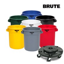 [브루트] BRUTE 벤티드 121L+돌리(기본형) 세트, 기본형, 옐로우