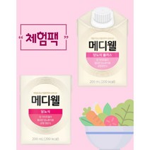 메디웰 체험팩 당뇨식 당뇨식플러스 200ml 3팩, 당뇨식1+플러스2, 3개