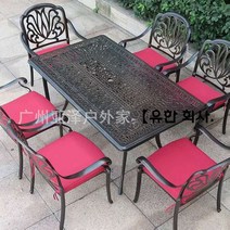 사각 의자테이블세트/야외 의자세트/야외테이블/정원테이블, 기본