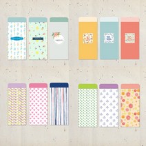 예닮 마음담은 봉투 A-D 돈봉투 용돈봉투 명절 추석돈봉투 설날 감사 예쁜 답례 축의금 부모님용돈 팬시 각대 서류 봉투제작 봉투인쇄 돈봉투제작, C(60매)+B(60매)